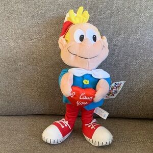 Crackle Valentine Team Tony Kelloggs Plush Toy 12”with Tags 2002